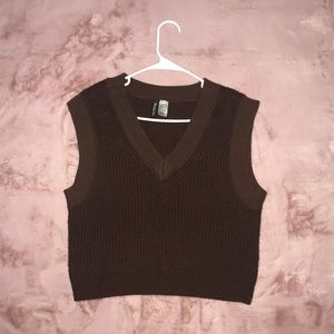 H&M Brown Sweater Vest